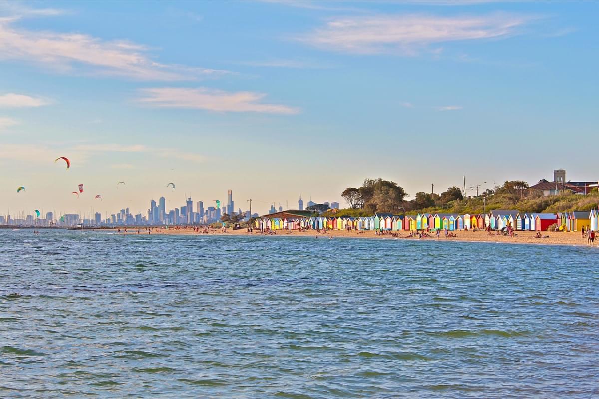 melbourne spiaggia australia ocean