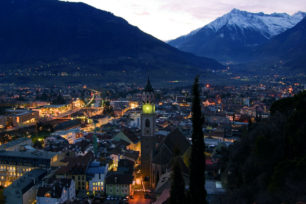 meran in der weihnachtszeit merano nel periodo natalizio