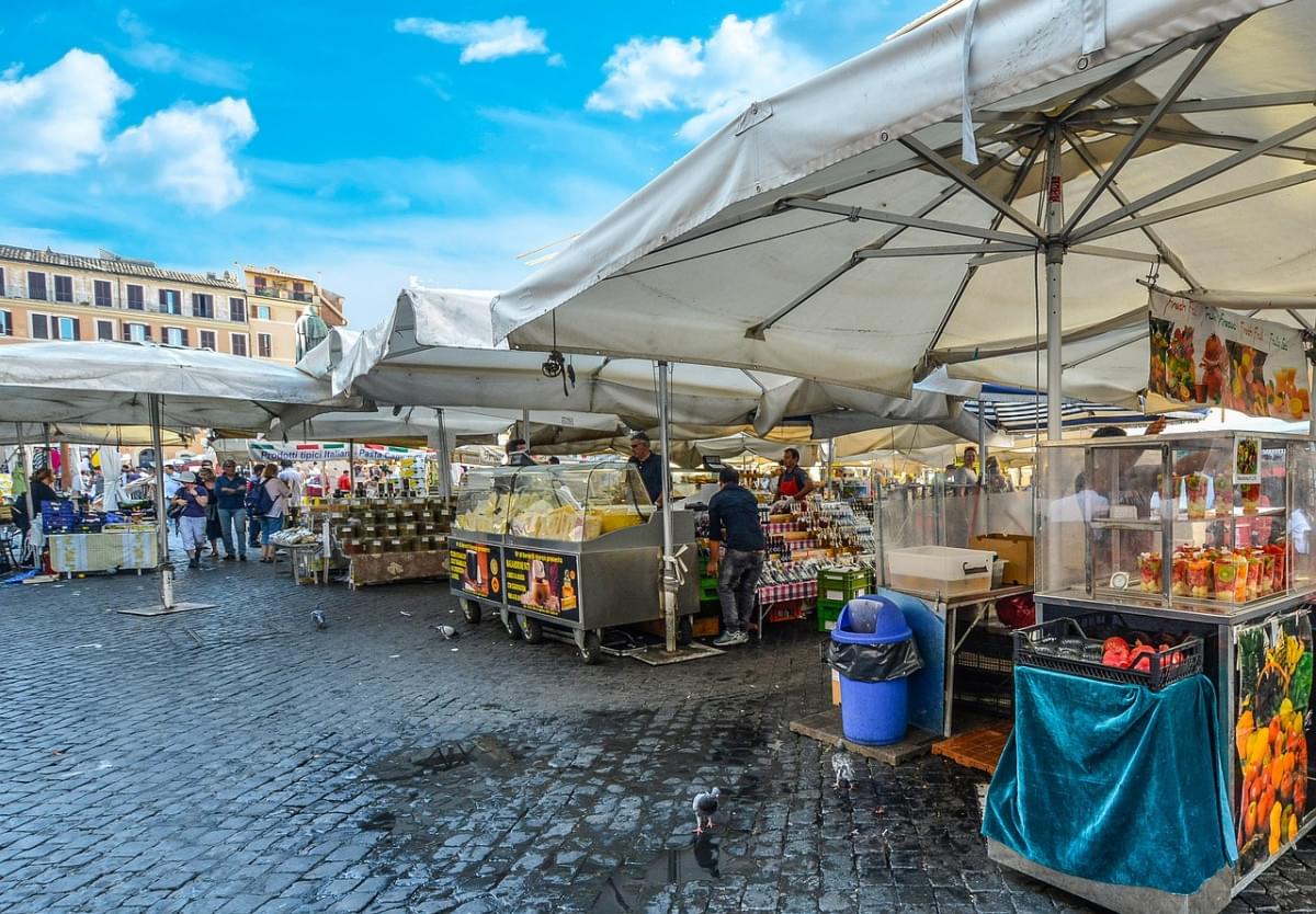 mercato campo fiori italiano