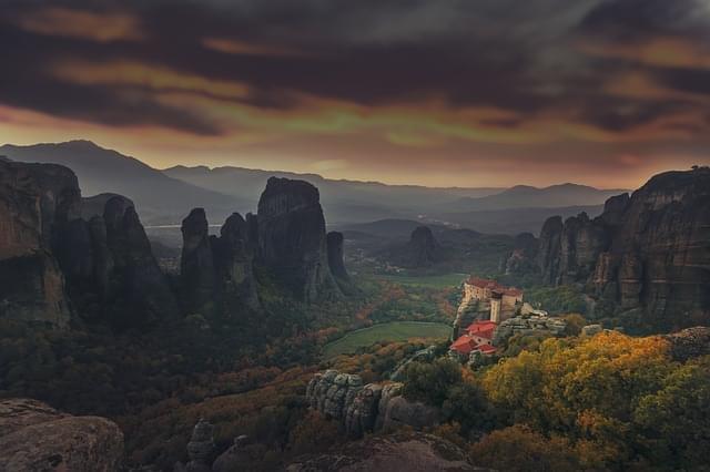 meteora grecia monastero panorama 1