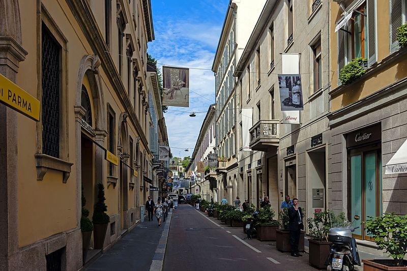 milano quadrilatero della moda via gesu