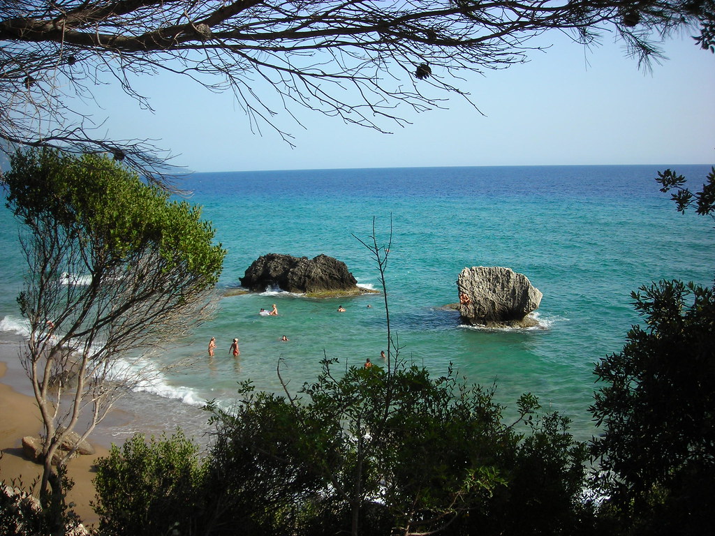 mirtiotissa beach corfu ocean front