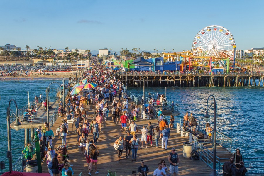 santa monica pier california