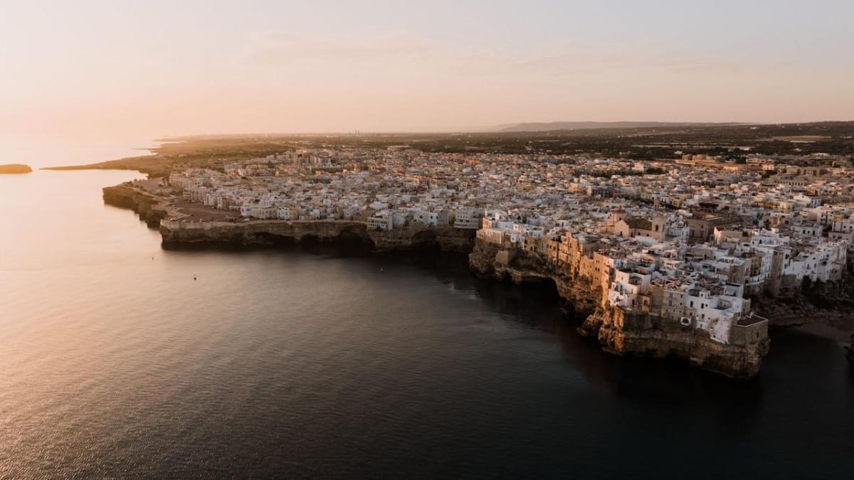 monopoli in italy at dawn 1