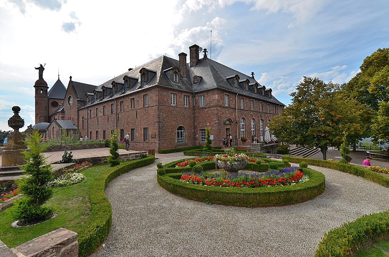 mont sainte odile bas rhin abbaye de hohenbourg la grande terrasse