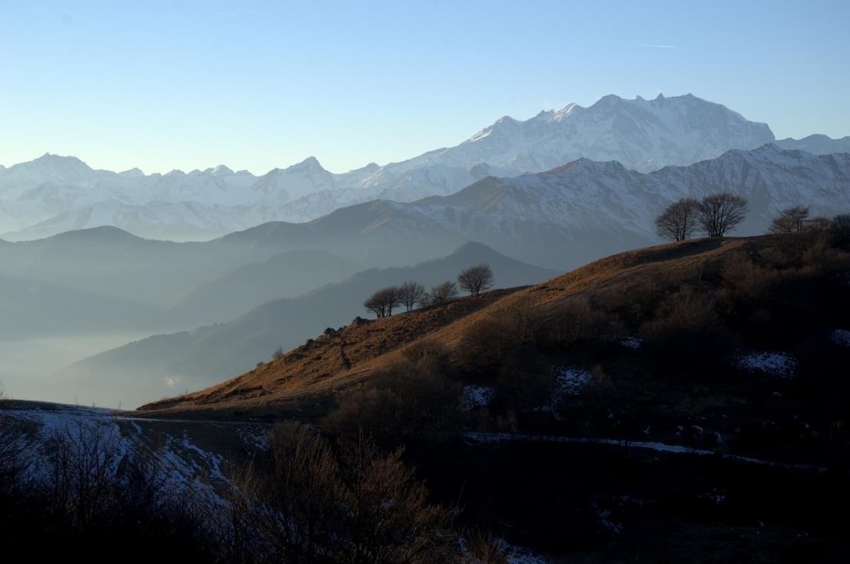 montagna monte rosa mottarone neve