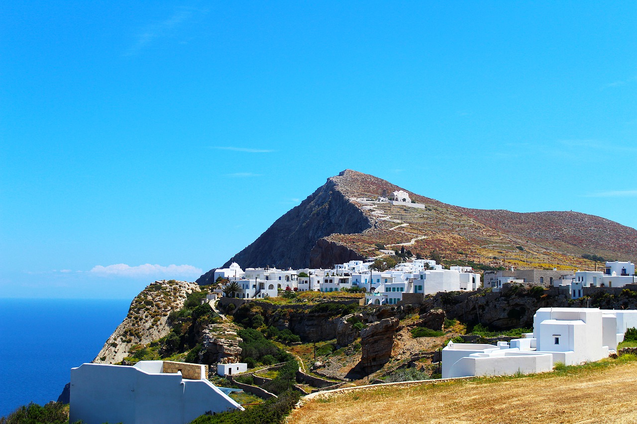 montagna villaggio folegandros