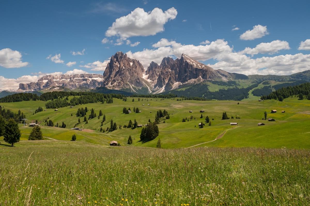 montagne alpe di siusi plattkofel