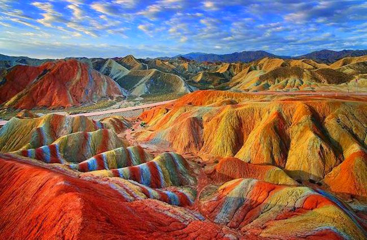 Rilievo Danxia di Zhangye