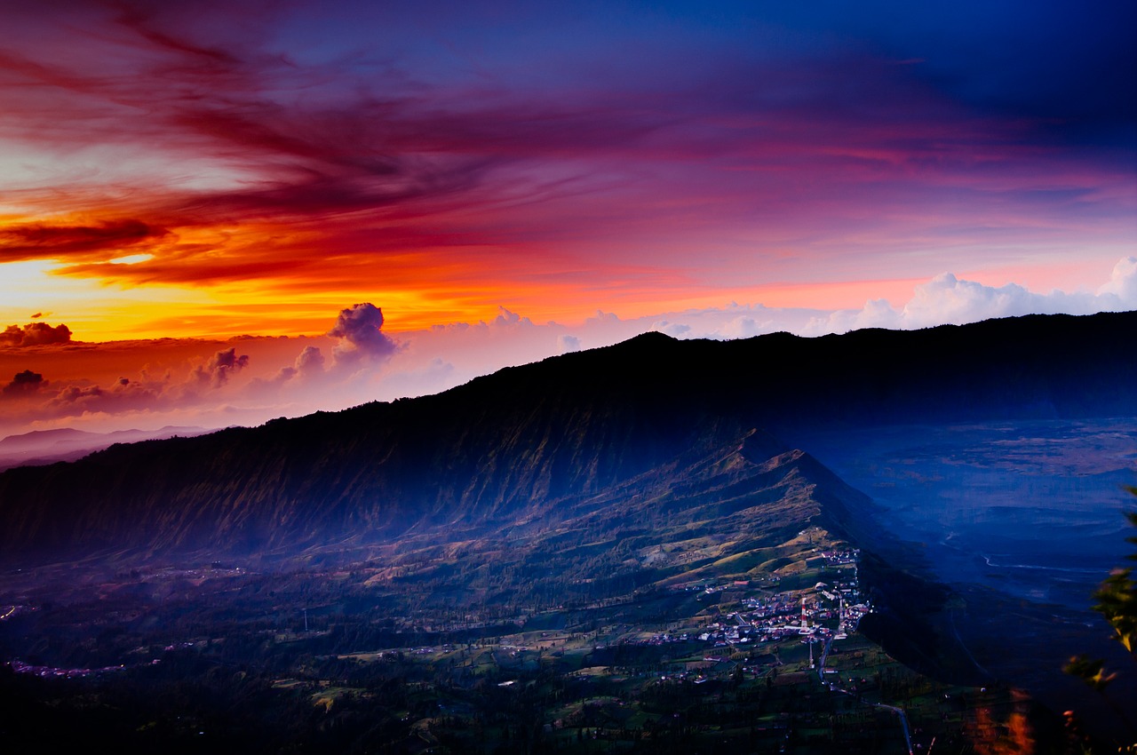 8 mount bromo sunset