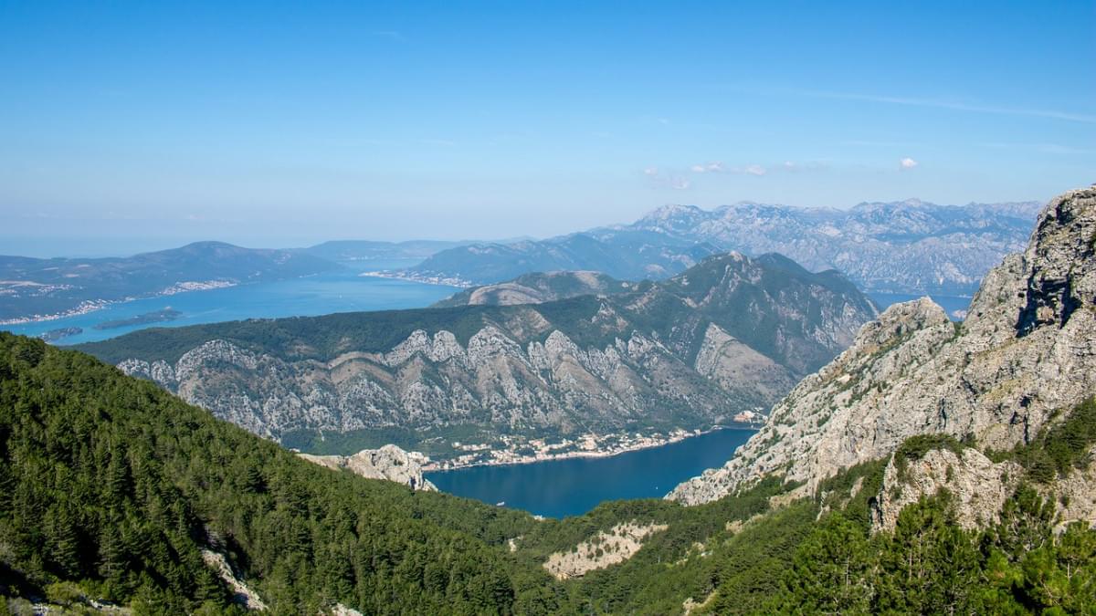 montenegro montagne cielo cattaro