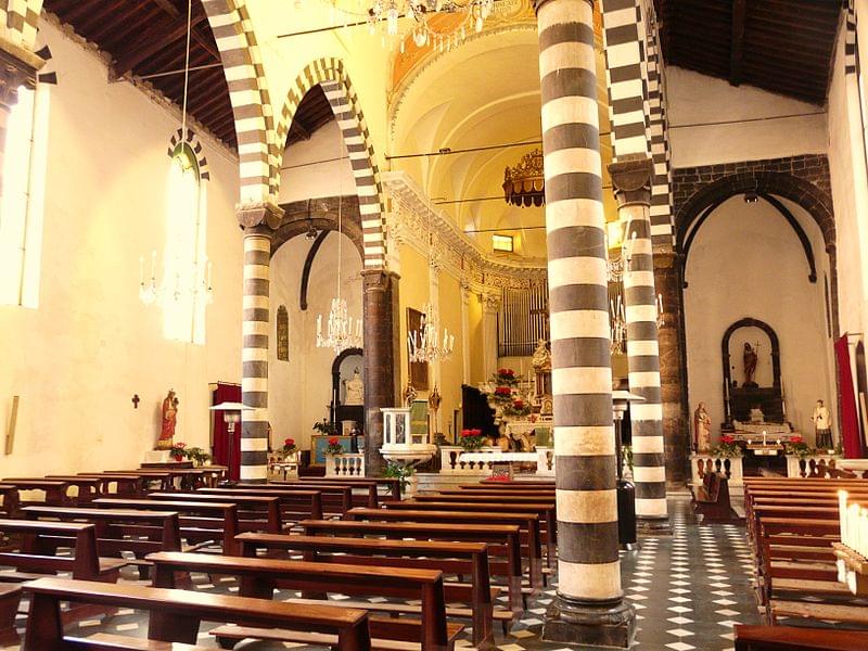 monterosso chiesa san giovanni battista navata centrale
