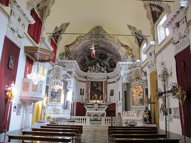 monterosso oratorio di santa croce interno