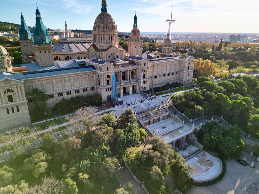 montjuic national palace in barcelona spain 1