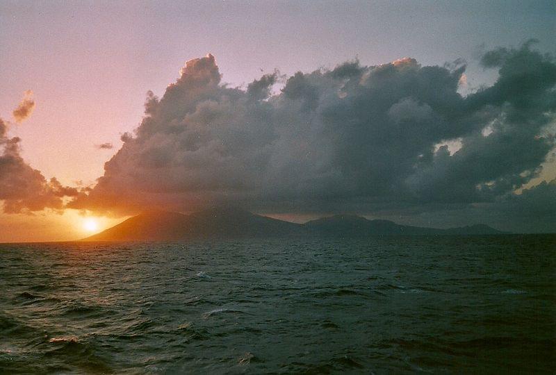 montserrat island tramonto
