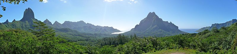 moorea baie d ōpūnohu baie de cook