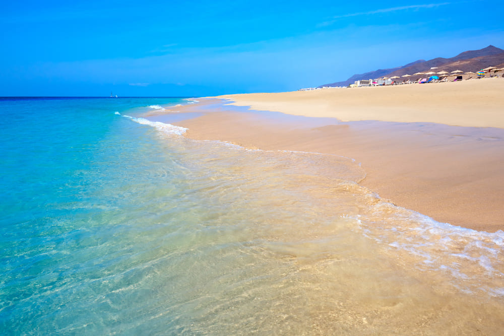 morro jable matorral beach jandia fuerteventura