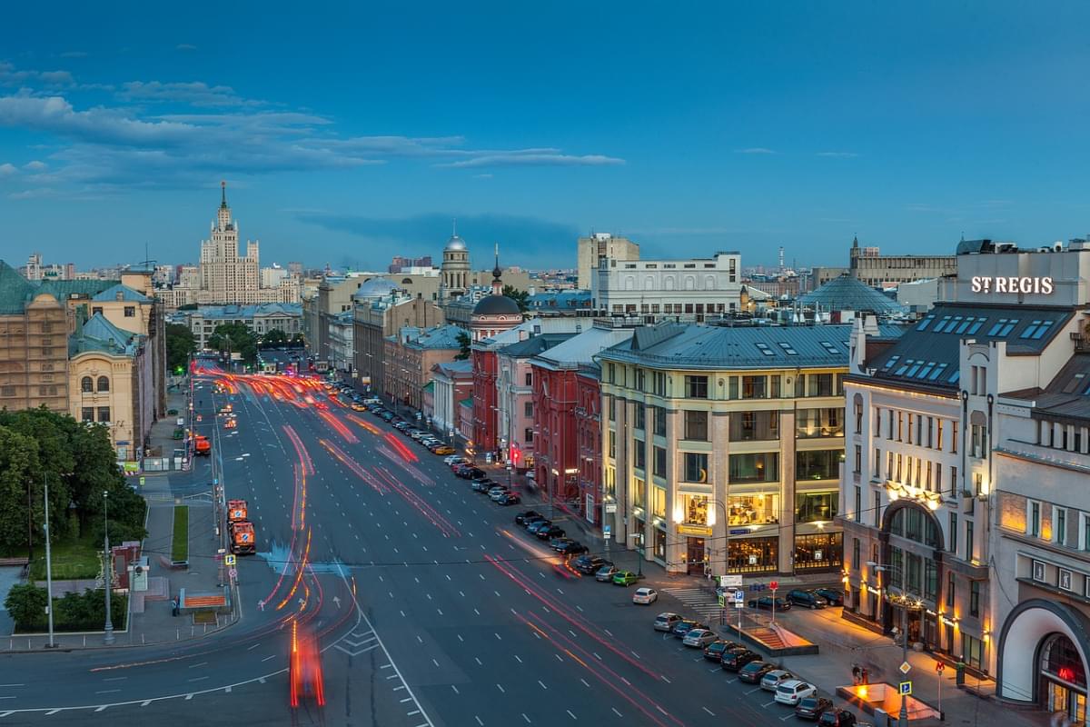 mosca russia citta edificio