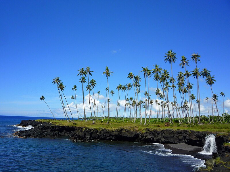 mu pagoa waterfall savai i samoa