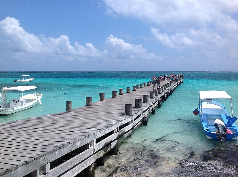 muelle puerto morelos panoramio
