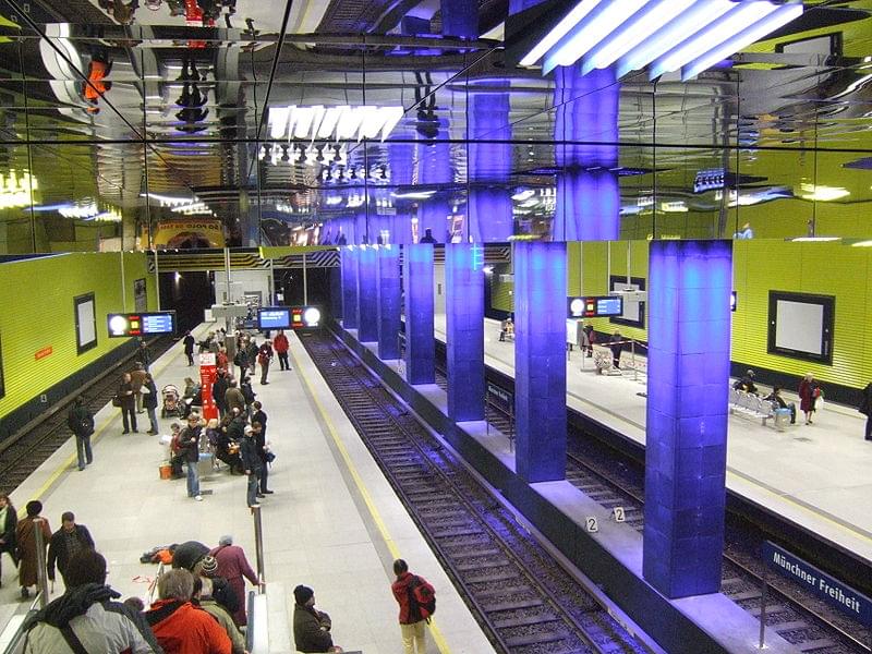munich subway station munchner