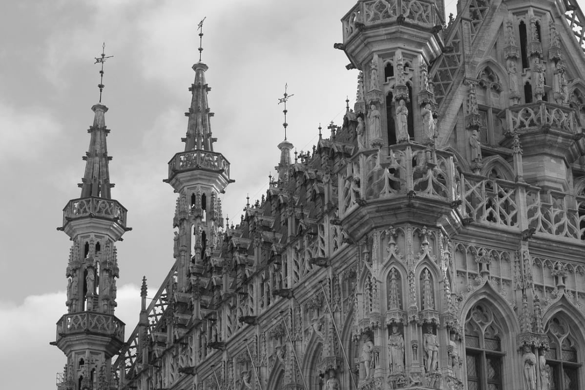 municipio leuven architettura gotica