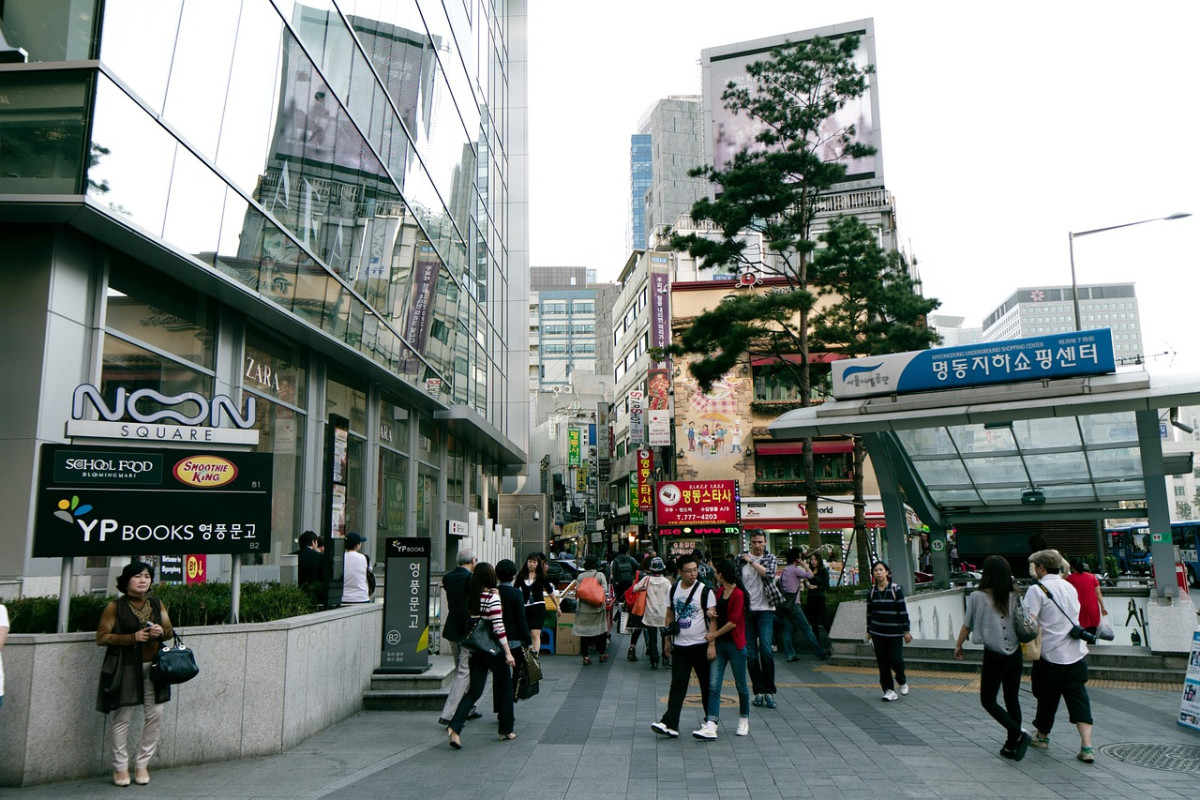 myeongdong seoul corea sud coreano 1