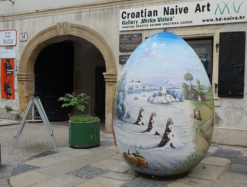 naive art easter egg 2