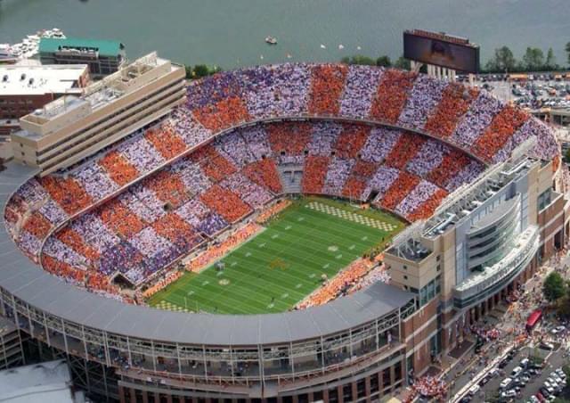 neyland aerial view of checkerboard