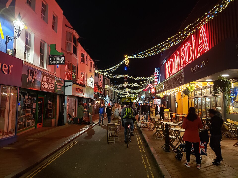 north laine brighton uk