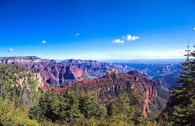 north rim del canyon view gran