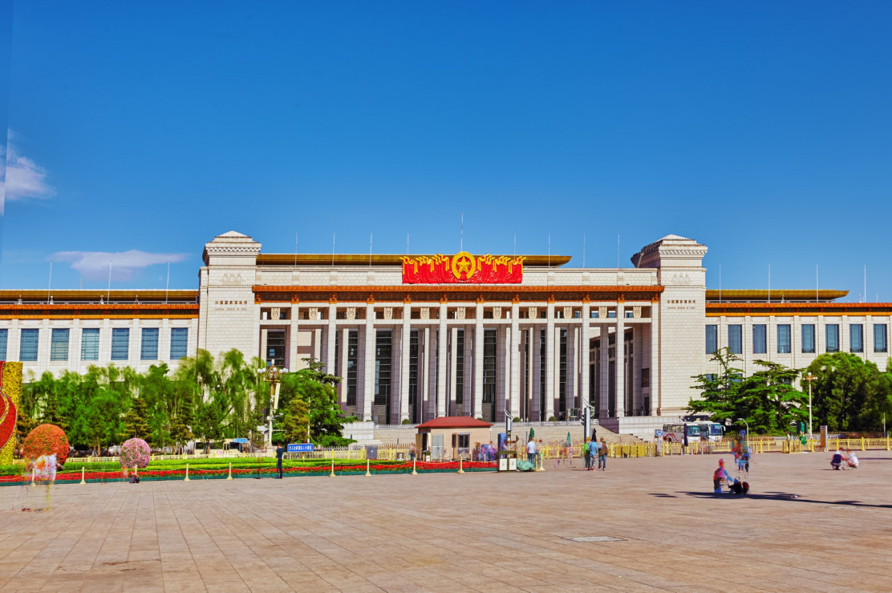 old building historic modern residential part beijing with traditional streets china