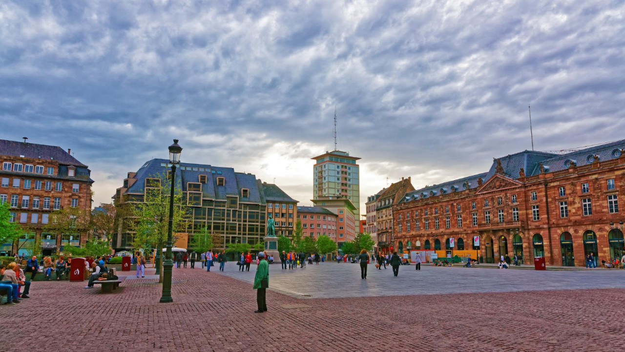 old city hall place kleber square historic center grande ile