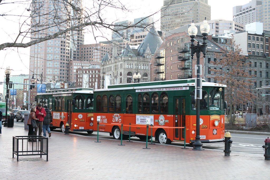 old town trolley tour trolleys in boston