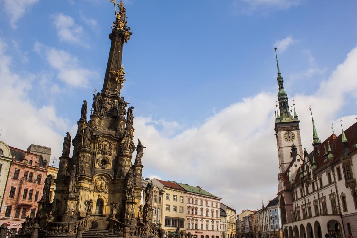 olomouc piazza repubblica ceca