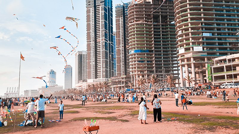 one galle face and galle face green