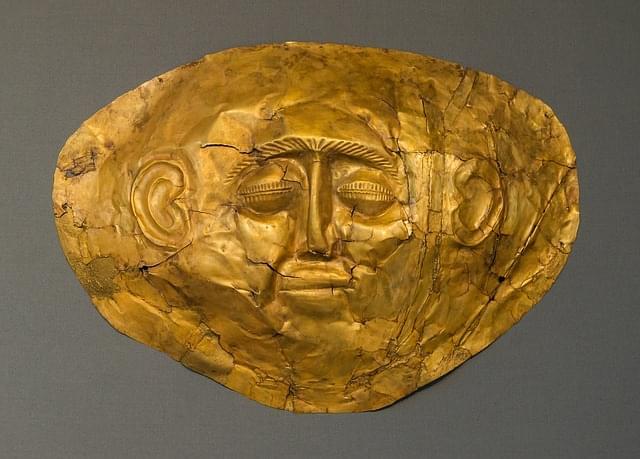 oro maschera funebre antica morte 1