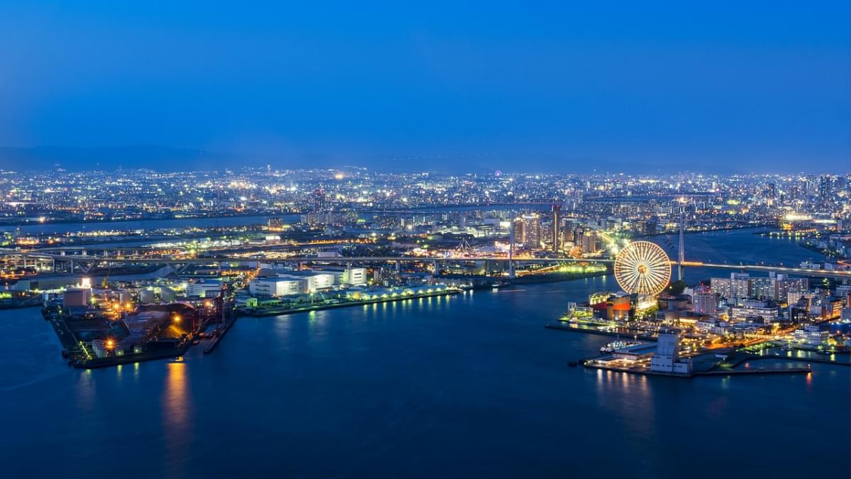 osaka port porto di osaka giappone 1