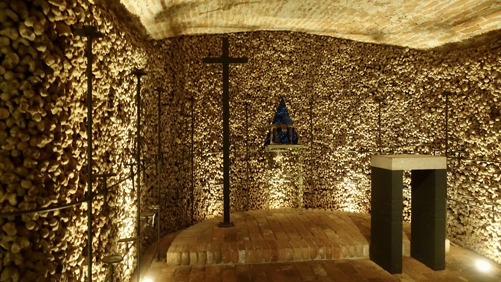 ossuary at the church of st james brno