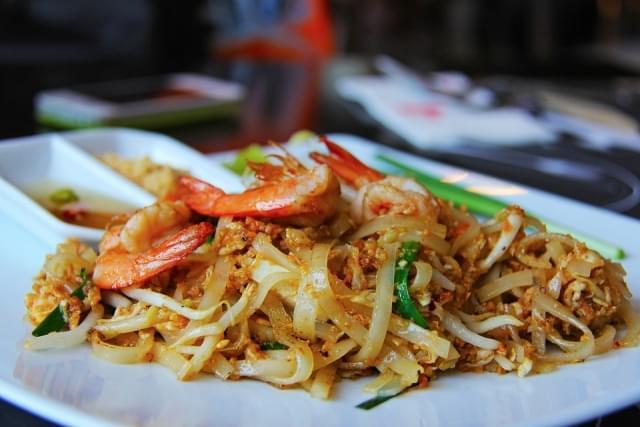 pad thai gamberi