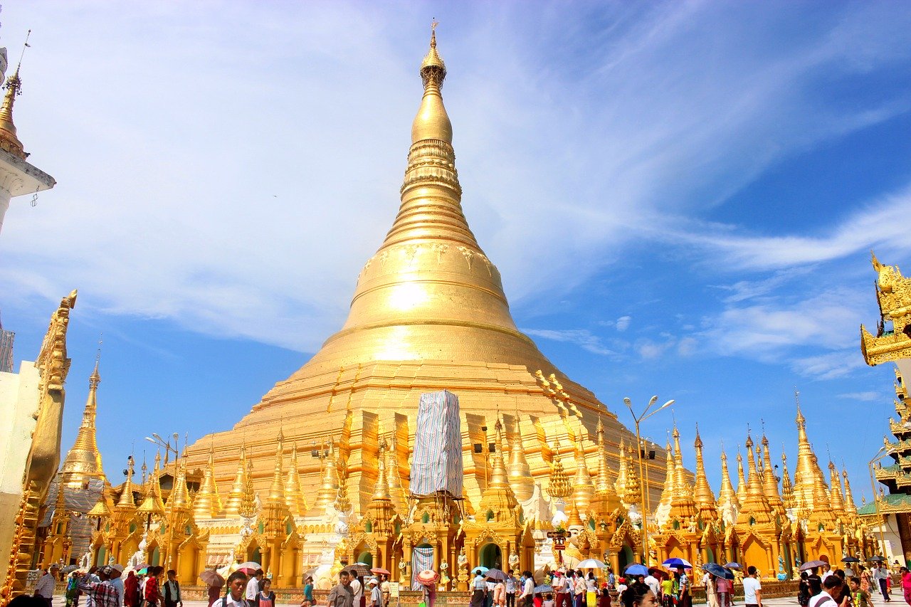 Shwedagon Pagoda, Birmania