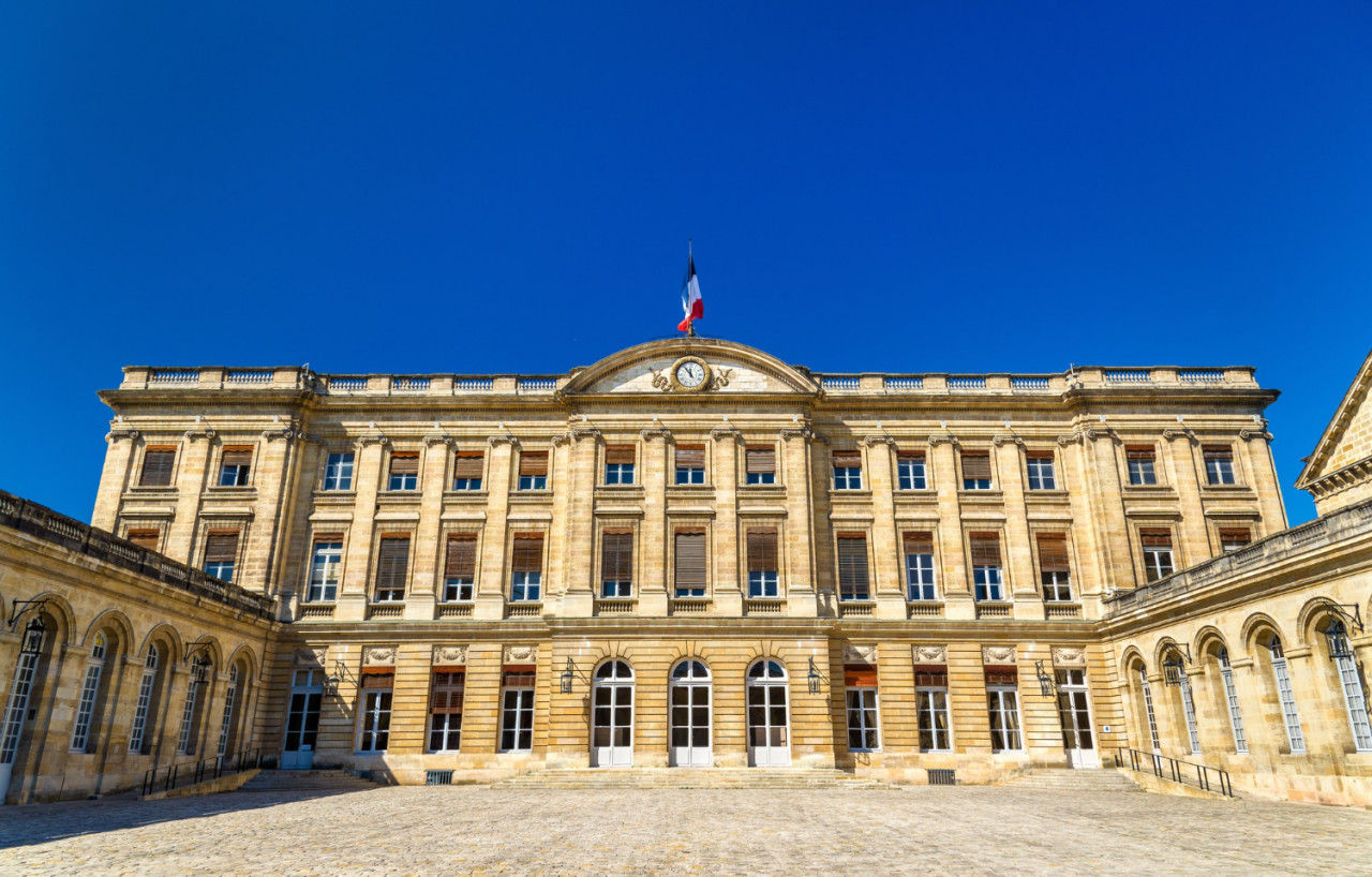 palais rohan city hall bordeaux france aquitaine