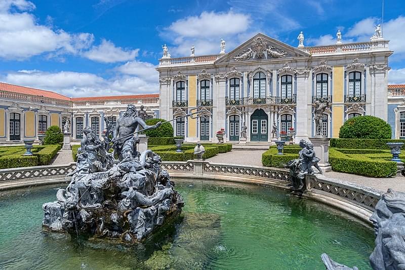 palais royal de queluz fontaine