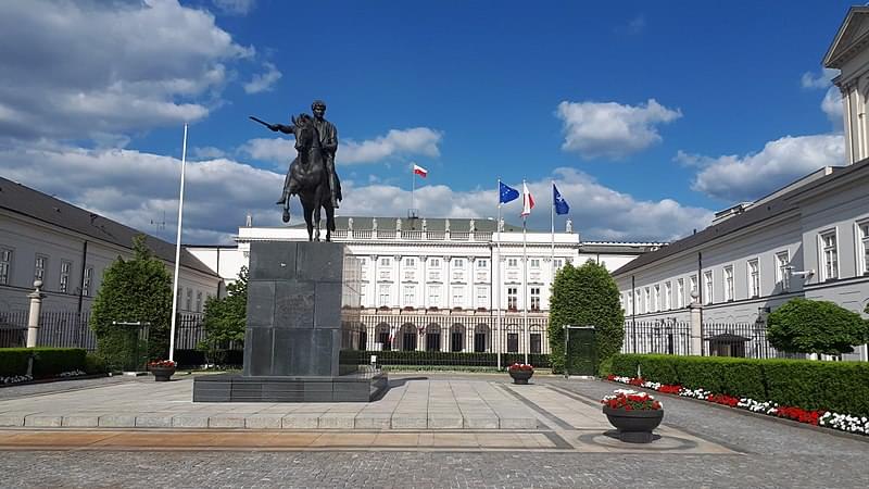 palazzo presidenziale varsavia