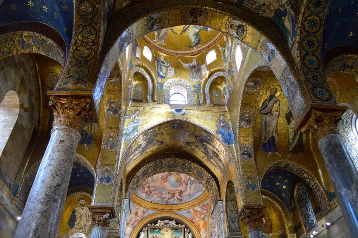 palermo chiesa martorana mosaici 1