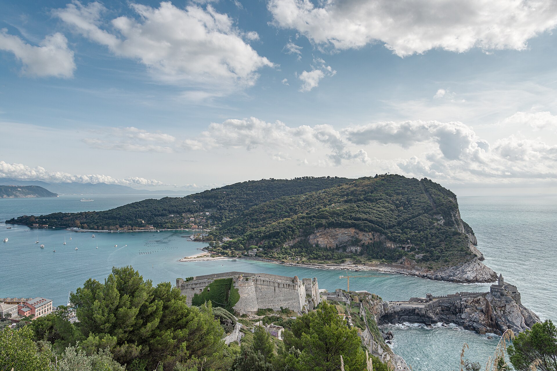 palmariaisland portovenere laspezia italy october25 2020
