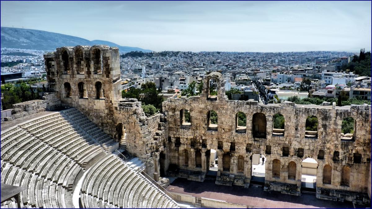 panorama acropoli atene