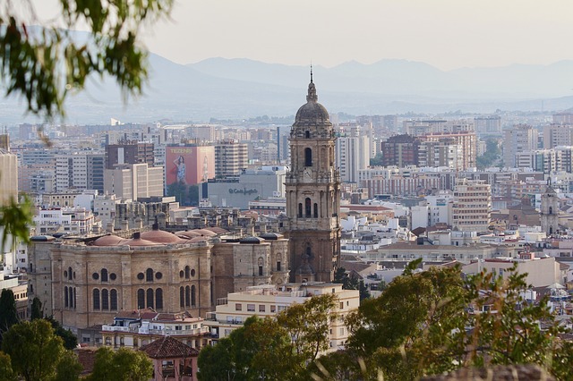 panorama di malaga andalusia