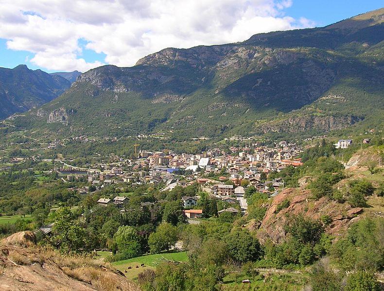 panorama di saint vincent