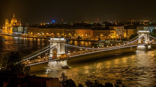 panorama serale ponte budapest